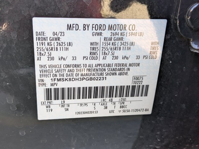 Certified 2023 Ford Explorer XLT w/ Equipment Group 202A AWD/4WD image 35