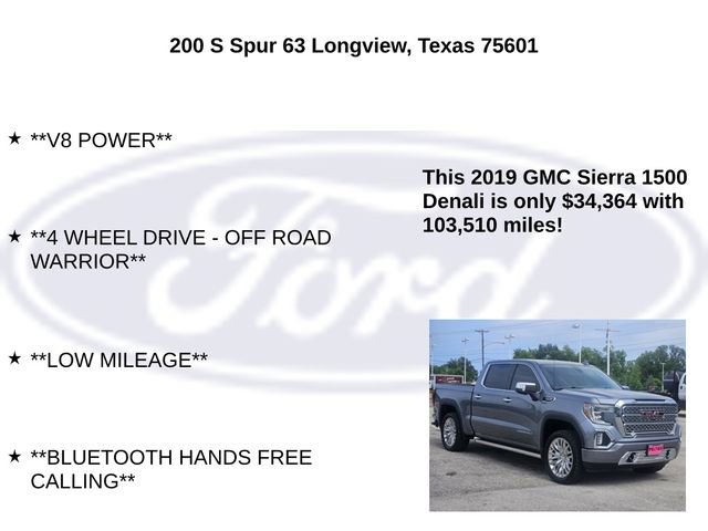 Used 2019 GMC Sierra 1500 Denali w/ Denali Ultimate Package AWD/4WD image 10
