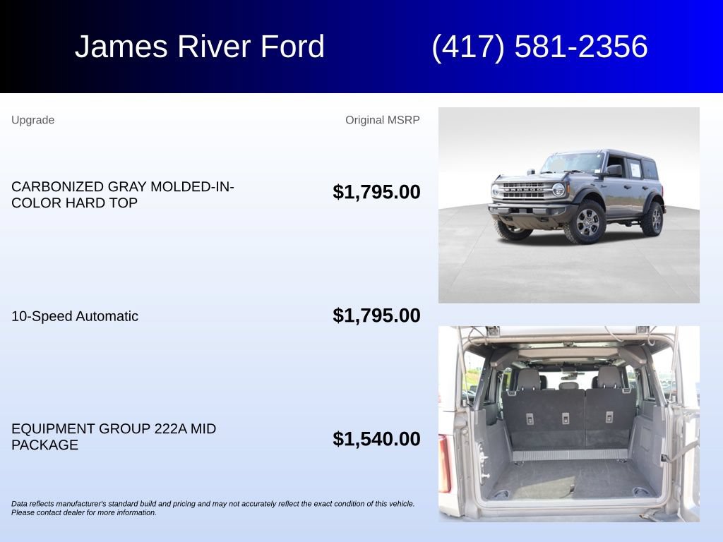 Certified 2025 Ford Bronco Big Bend AWD/4WD image 5