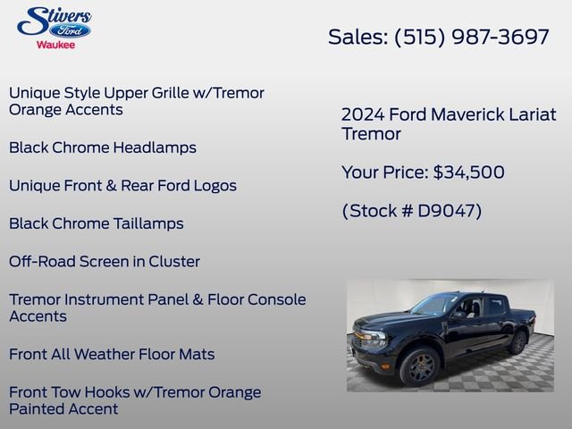 Certified 2024 Ford Maverick Tremor w/ Tremor Off-Road Package AWD/4WD image 28
