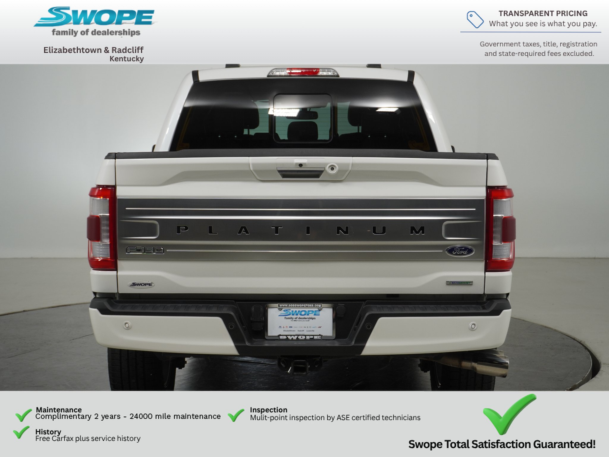 Certified 2022 Ford F150 Platinum w/ Bed Utility Package AWD/4WD image 4