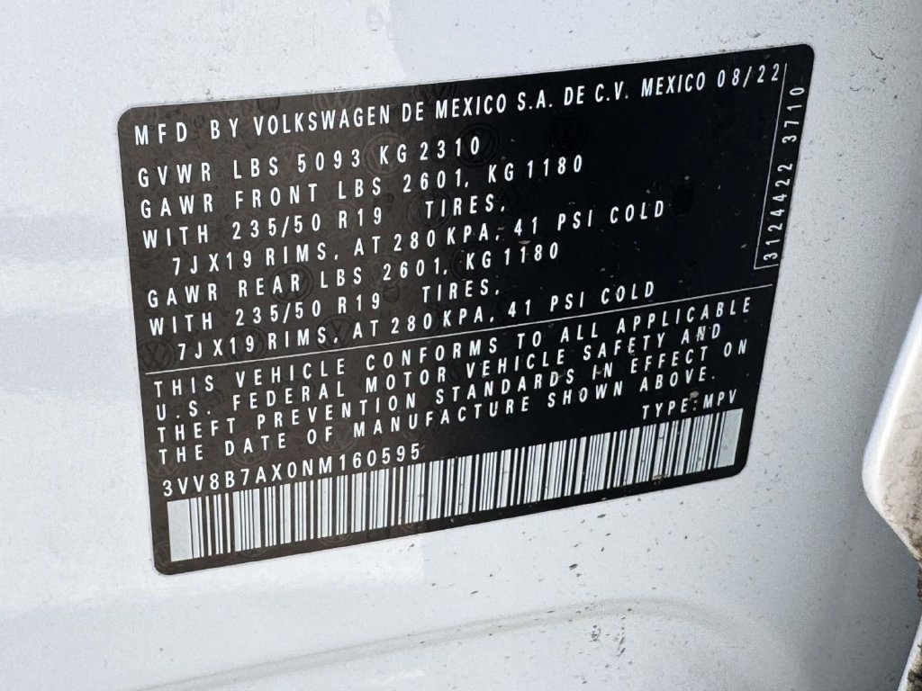 Used 2022 Volkswagen Tiguan SE R-Line AWD/4WD image 29