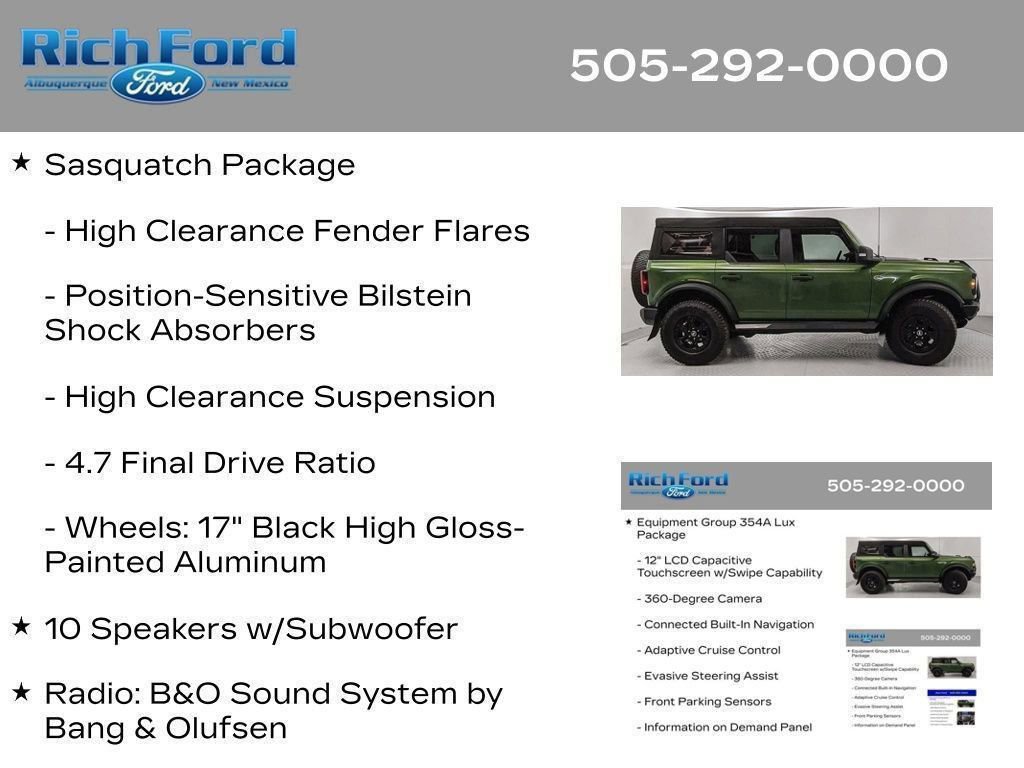 Certified 2023 Ford Bronco Wildtrak AWD/4WD image 59