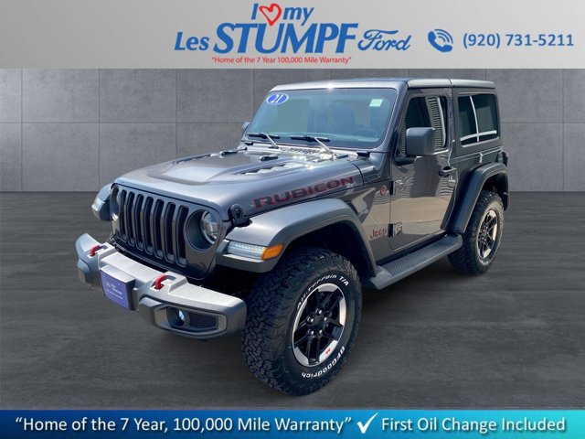 Used 2021 Jeep Wrangler Rubicon w/ Uconnect 4C Nav & Sound Group AWD/4WD image 1