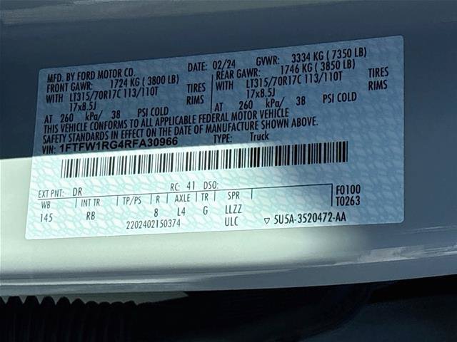 Certified 2024 Ford F150 Raptor AWD/4WD image 36