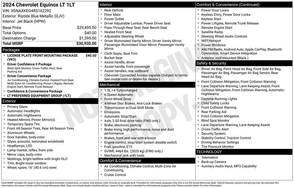 Used 2024 Chevrolet Equinox LT FWD image 6