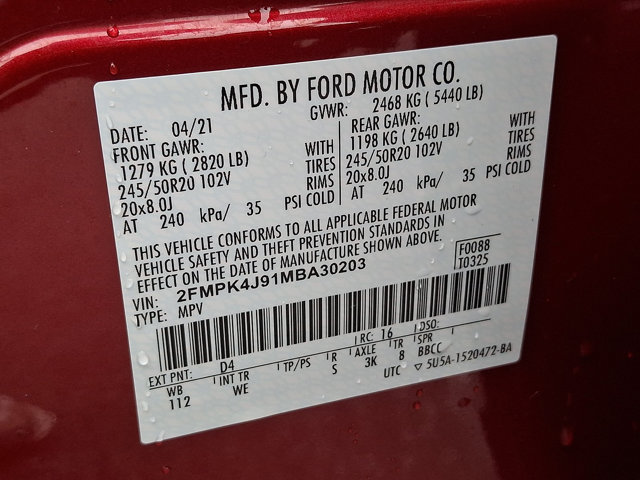 Certified 2021 Ford Edge ST-Line AWD/4WD image 26