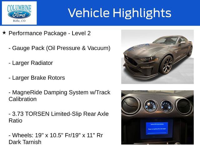 Certified 2020 Ford Mustang GT Premium w/ Performance Package - Level 2 RWD image 8