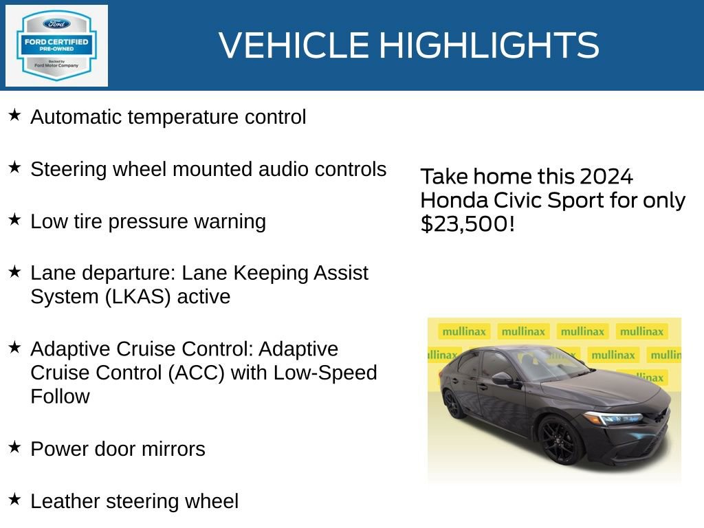 Used 2024 Honda Civic Sport image 22