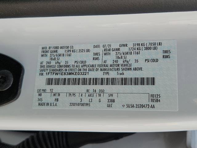 Certified 2021 Ford F150 Lariat AWD/4WD image 30