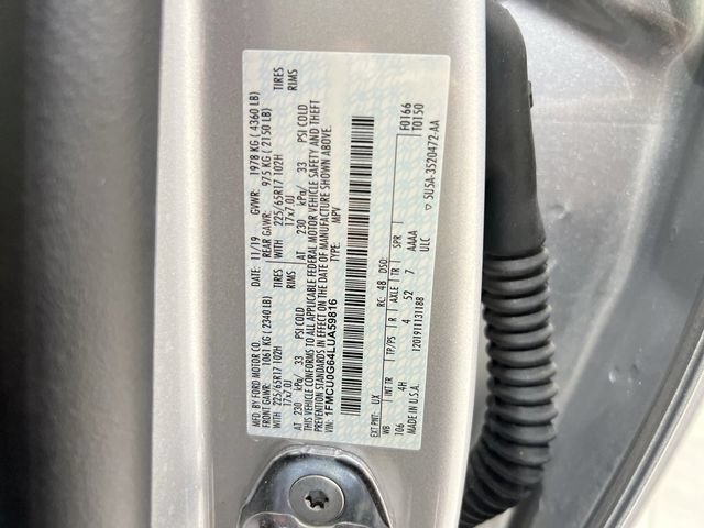 Certified 2020 Ford Escape SE FWD image 28