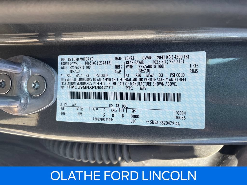 Certified 2023 Ford Escape ST-Line w/ Tech Pack #1 AWD/4WD image 23