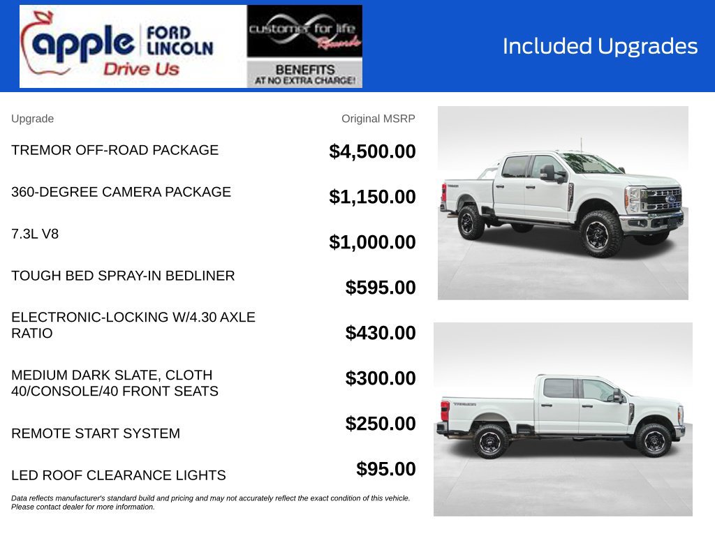 Certified 2025 Ford F350 XLT w/ Tremor Off-Road Package AWD/4WD image 4