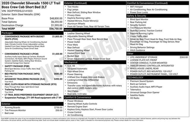 Used 2020 Chevrolet Silverado 1500 LT Trail Boss image 37