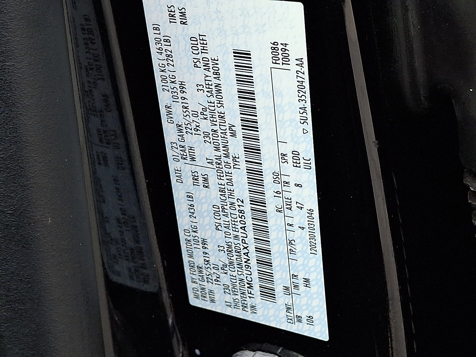 Certified 2023 Ford Escape ST-Line Select w/ Tech Pack #2 AWD/4WD image 30