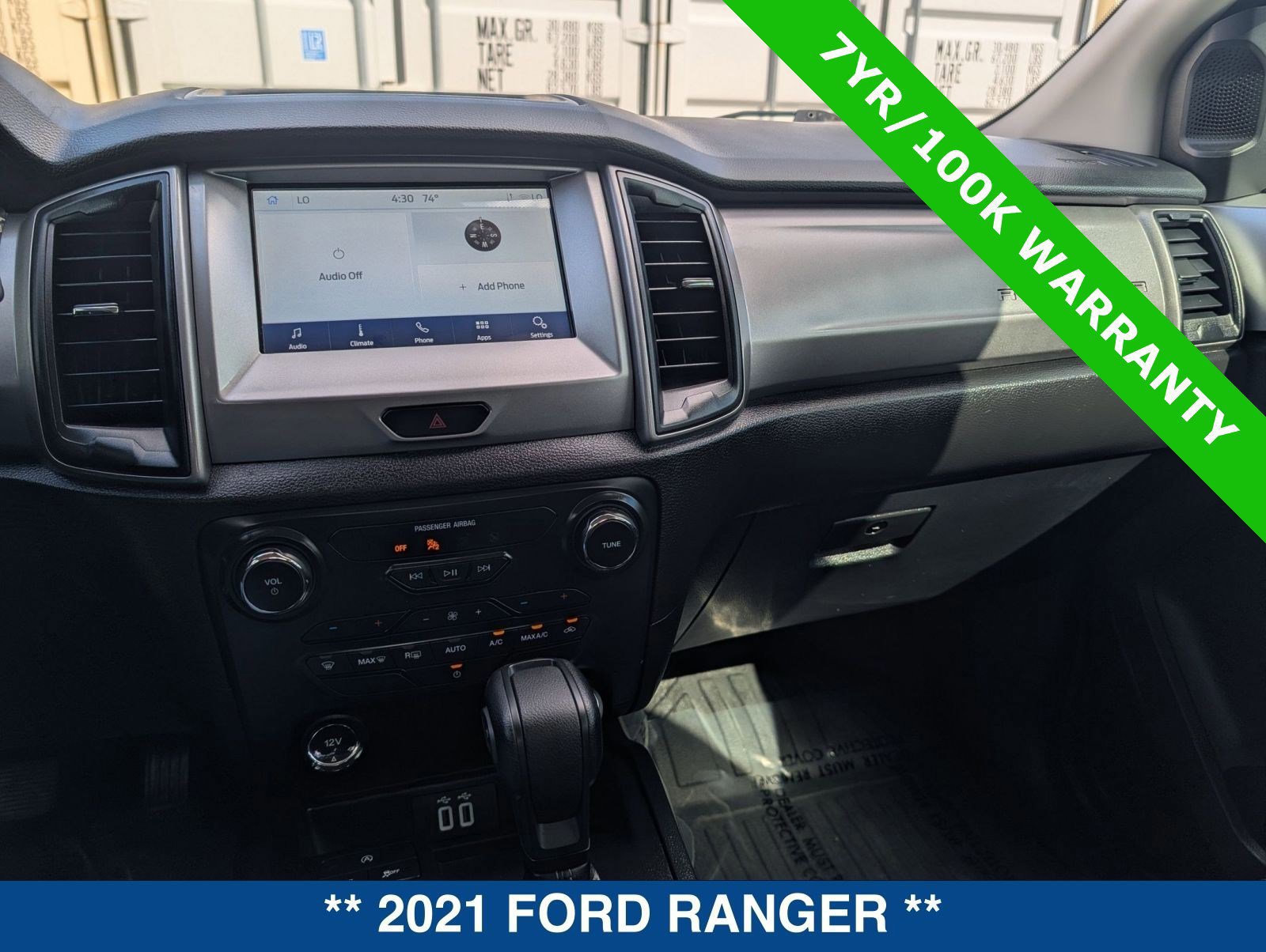 Certified 2021 Ford Ranger XL w/ Equipment Group 101A High image 28