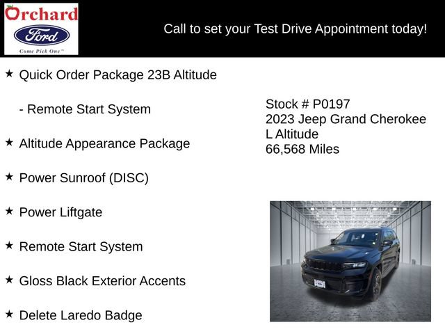 Used 2023 Jeep Grand Cherokee L Laredo AWD/4WD image 19