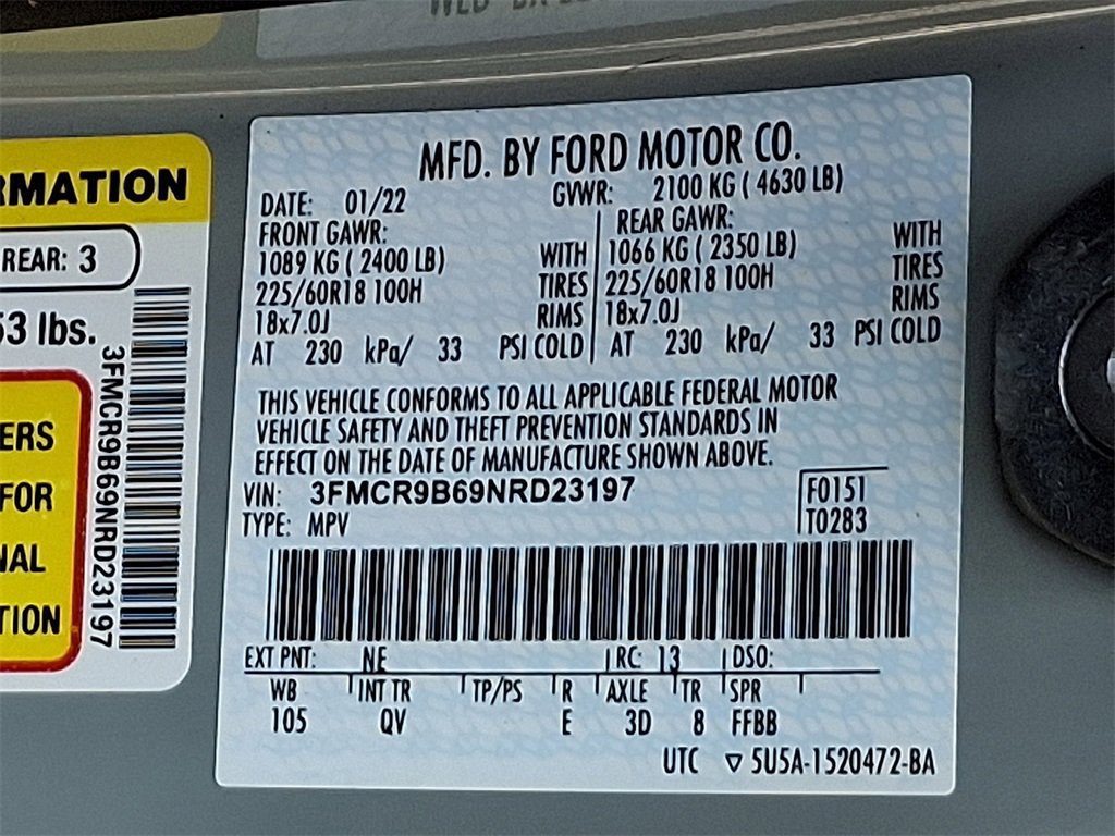 Certified 2022 Ford Bronco Sport Big Bend w/ Convenience Package image 28