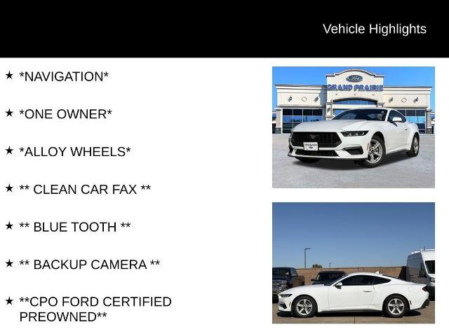 Certified 2024 Ford Mustang Ecoboost image 4