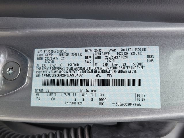 Certified 2023 Ford Escape Active AWD/4WD image 19