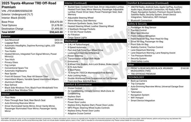 Used 2025 Toyota 4Runner TRD Off-Road Premium image 37