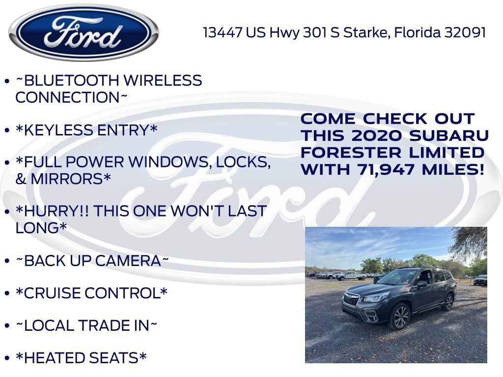 Used 2020 Subaru Forester Limited w/ Popular Package #3 AWD/4WD image 10