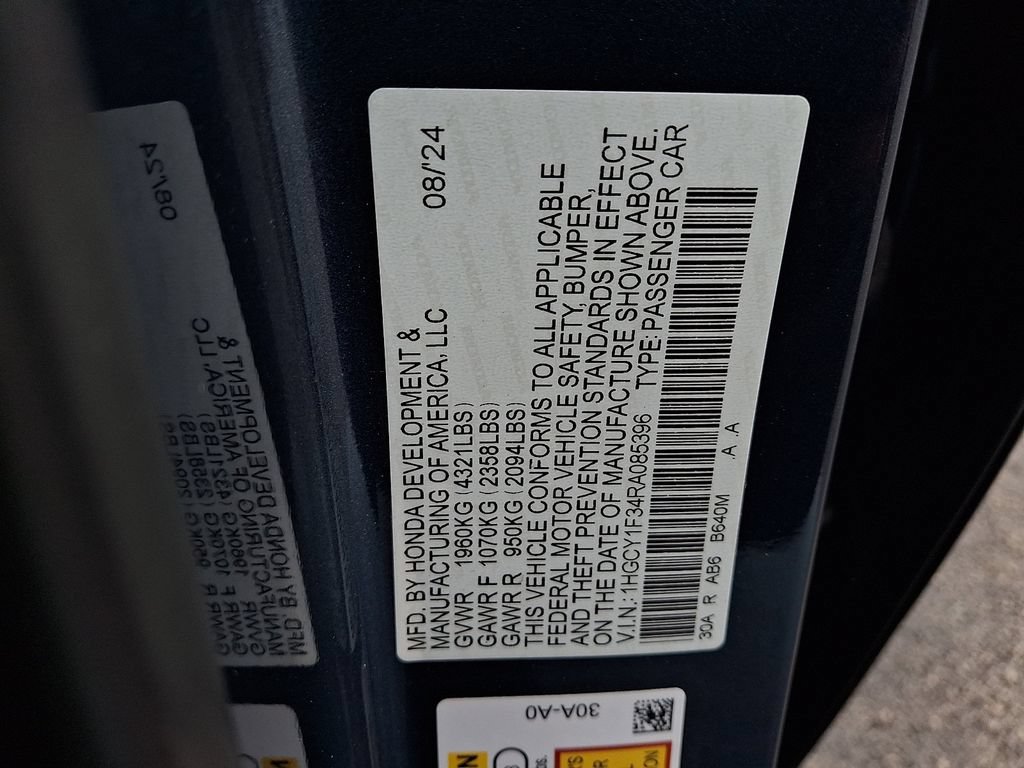 Used 2024 Honda Accord EX image 26