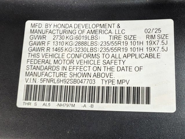 Used 2025 Honda Odyssey Elite image 10