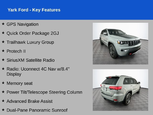 Used 2021 Jeep Grand Cherokee Trailhawk w/ Trailhawk Luxury Group AWD/4WD image 2