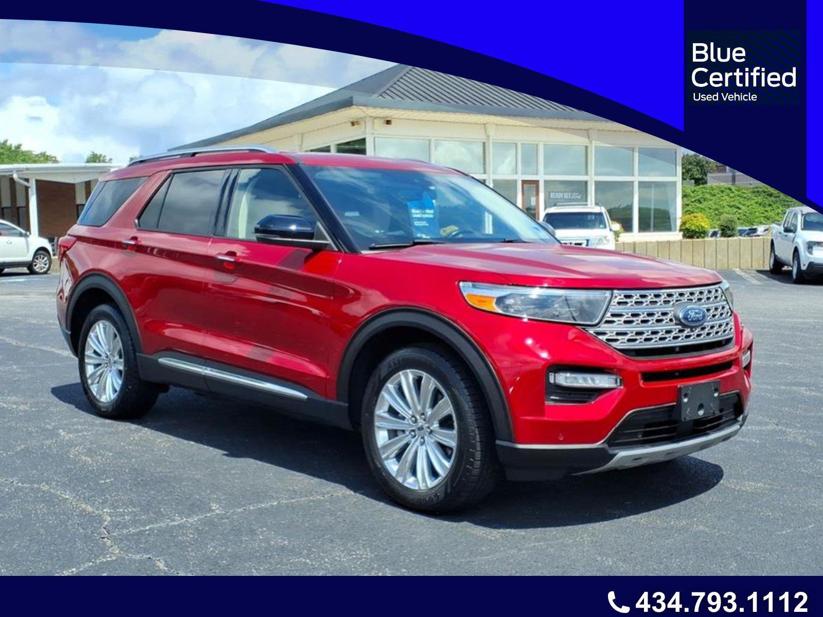 Certified 2021 Ford Explorer Limited w/ Equipment Group 301A