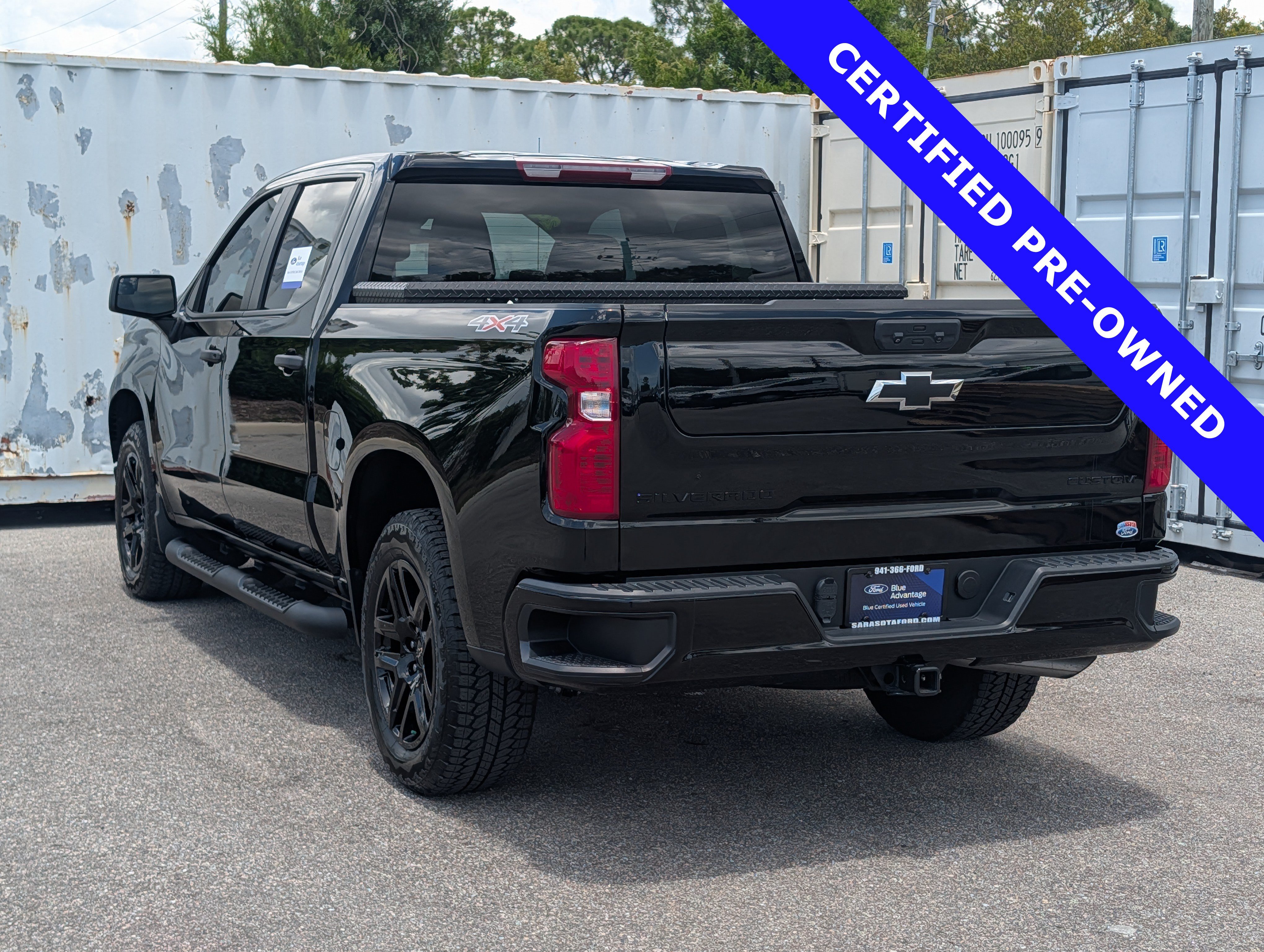 Used 2024 Chevrolet Silverado 1500 Custom w/ Turbomax Blackout Package AWD/4WD image 6
