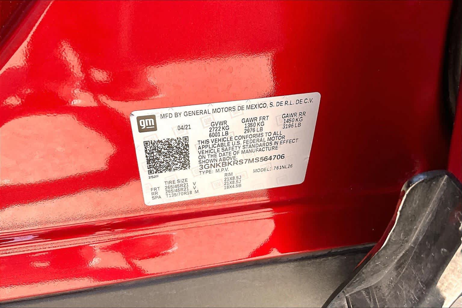 Used 2021 Chevrolet Blazer RS w/ Enhanced Convenience Package AWD/4WD image 35