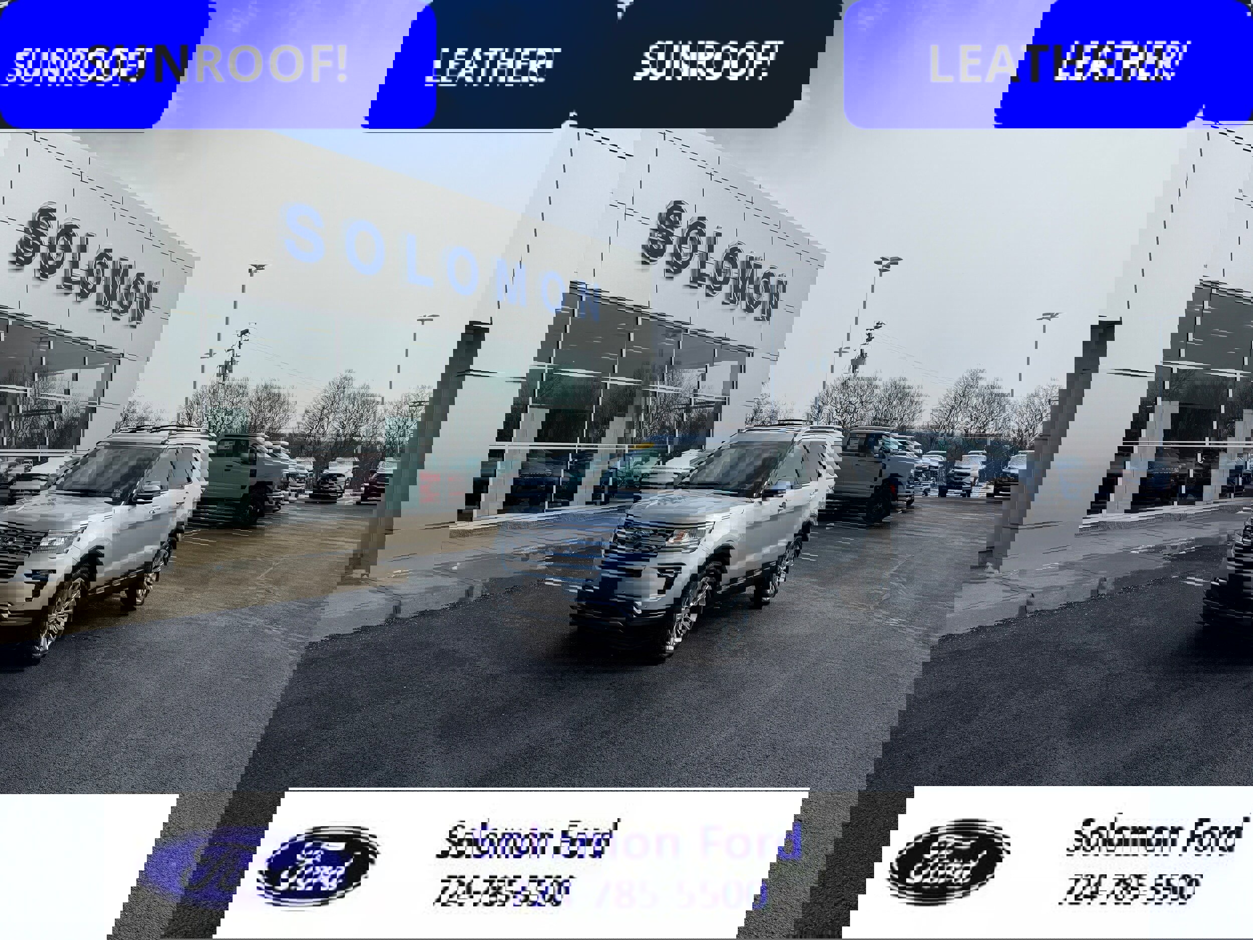 Certified 2019 Ford Explorer Limited w/ Class III Trailer Tow Package