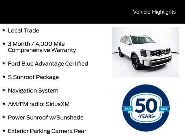 Used 2023 Kia Telluride S w/ S Sunroof Package image 10