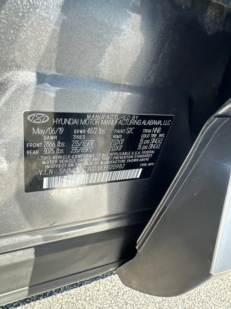 Used 2019 Hyundai Santa Fe SE AWD/4WD image 14