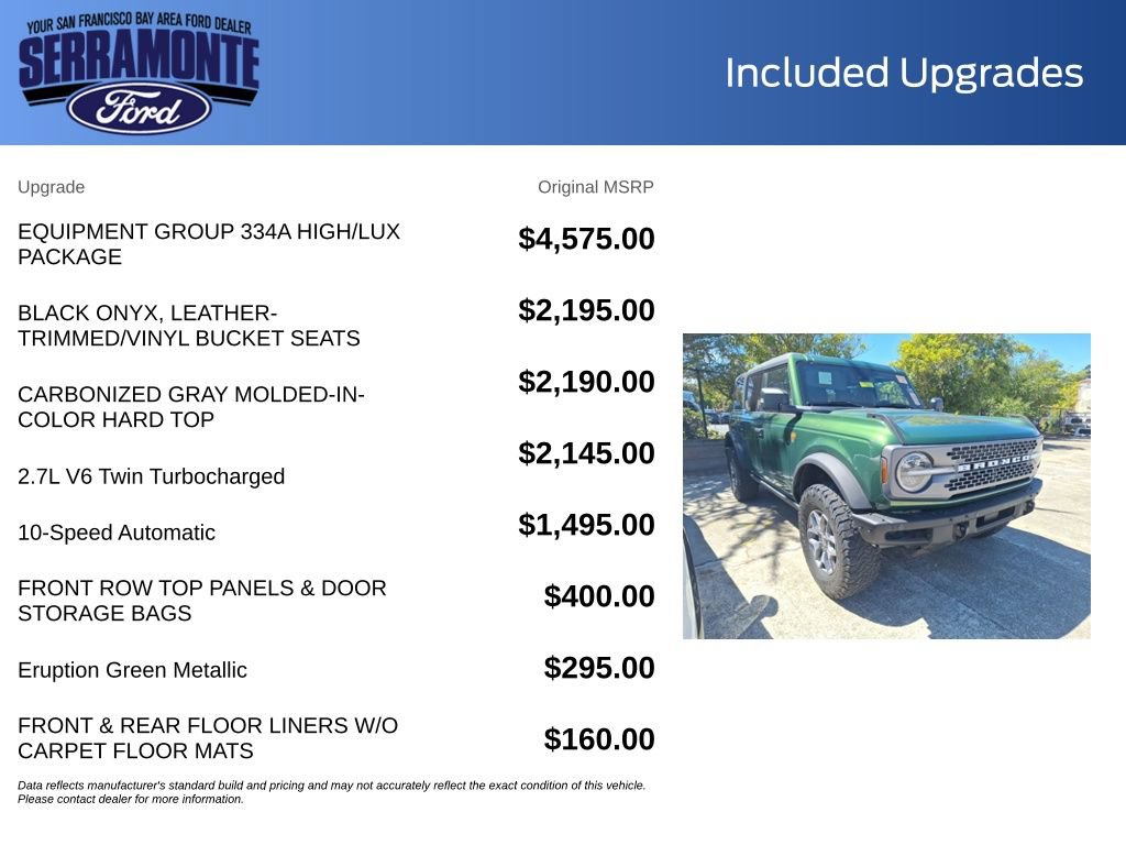 Certified 2024 Ford Bronco Badlands AWD/4WD image 19