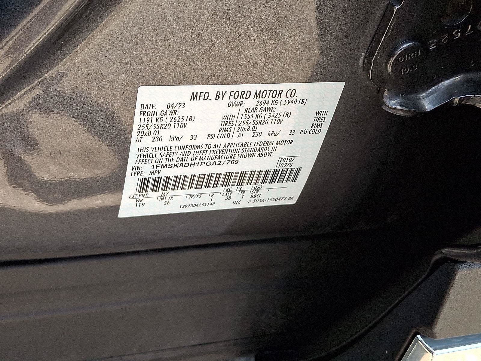 Certified 2023 Ford Explorer XLT w/ Equipment Group 202A AWD/4WD image 25