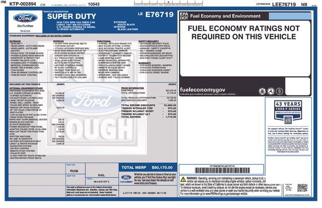 Certified 2020 Ford F250 Lariat image 38