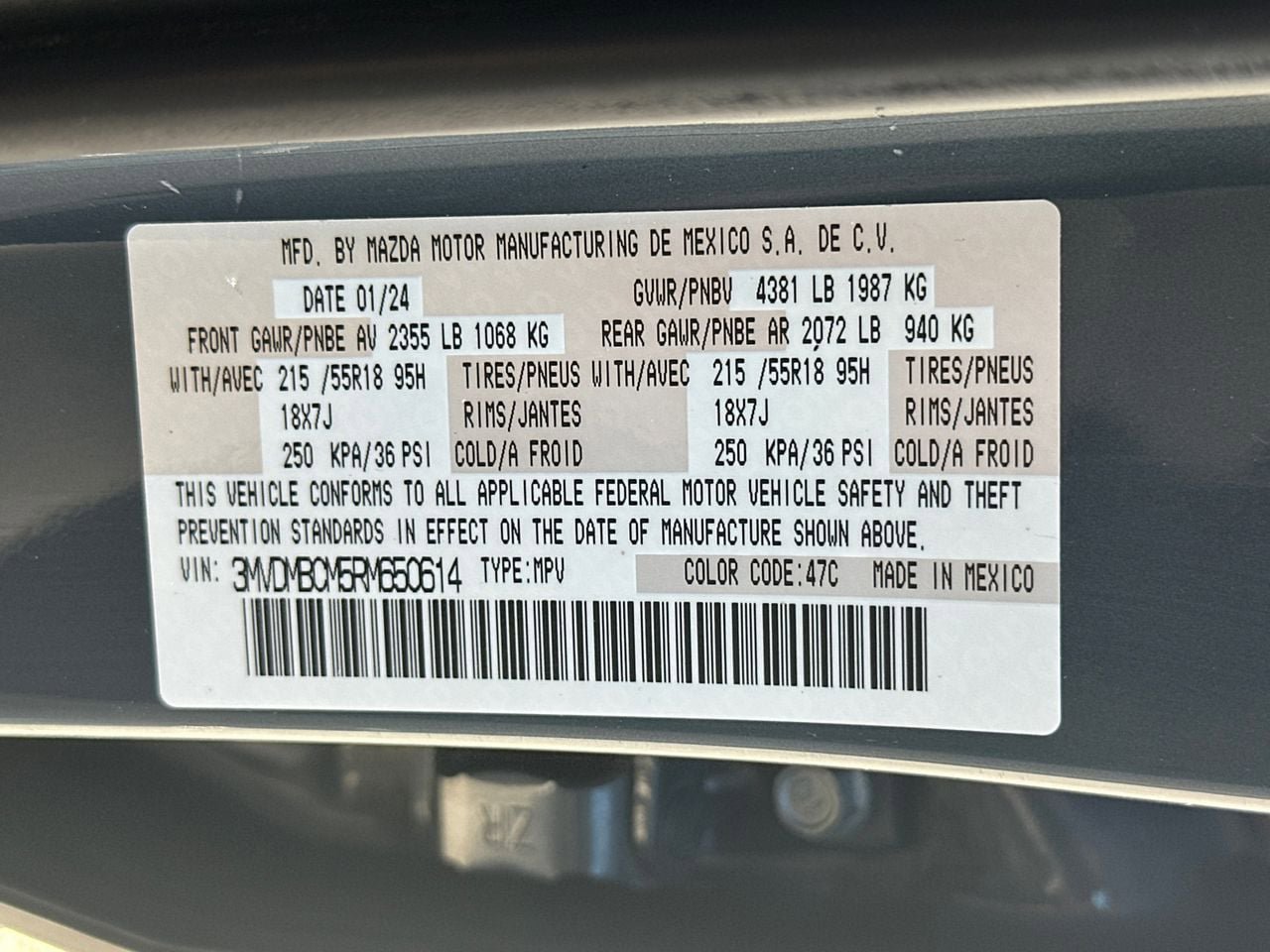 Used 2024 MAZDA CX-30 AWD 2.5 S w/ Preferred Package image 33
