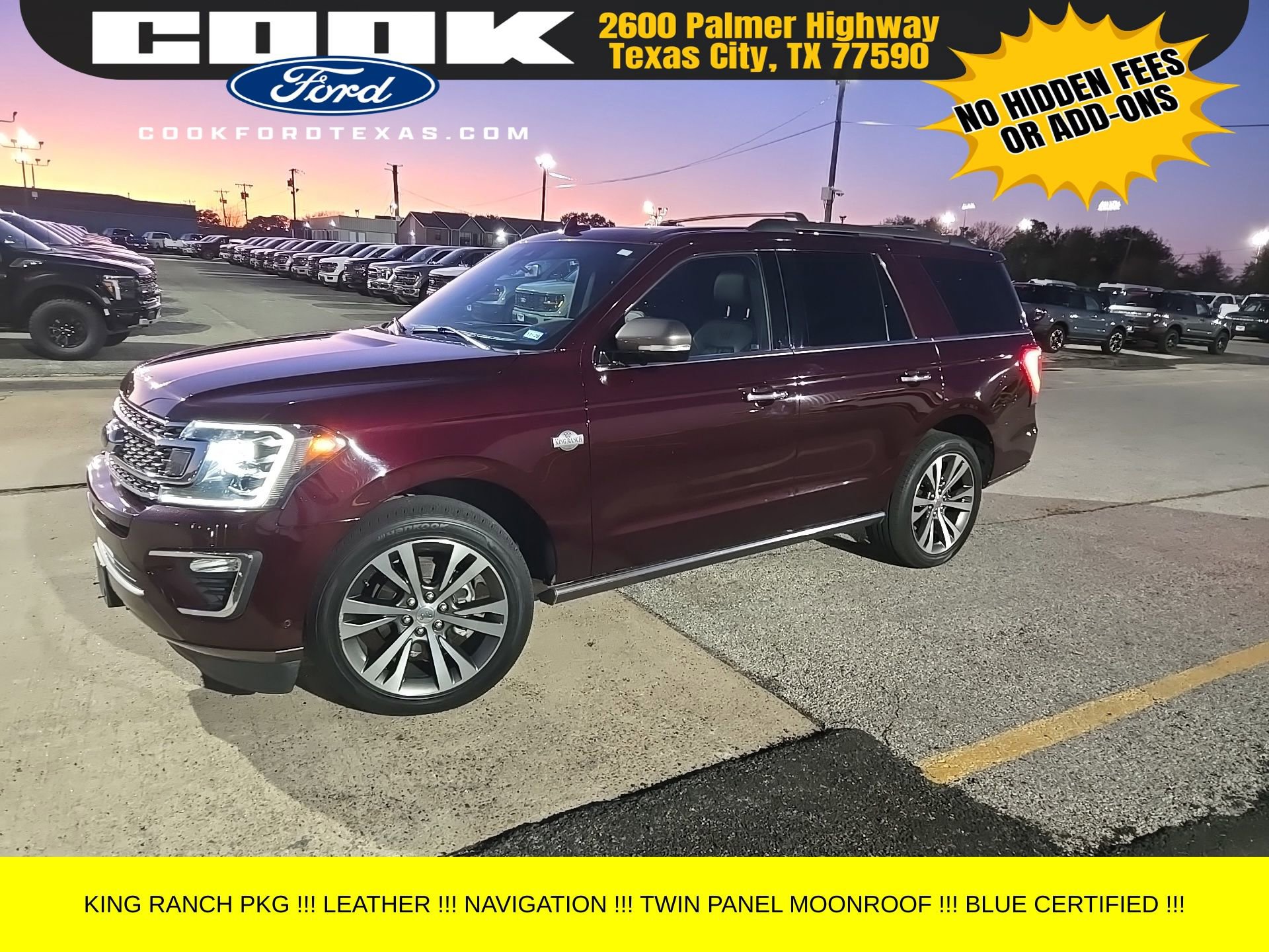 Certified 2020 Ford Expedition King Ranch w/ Cargo Package