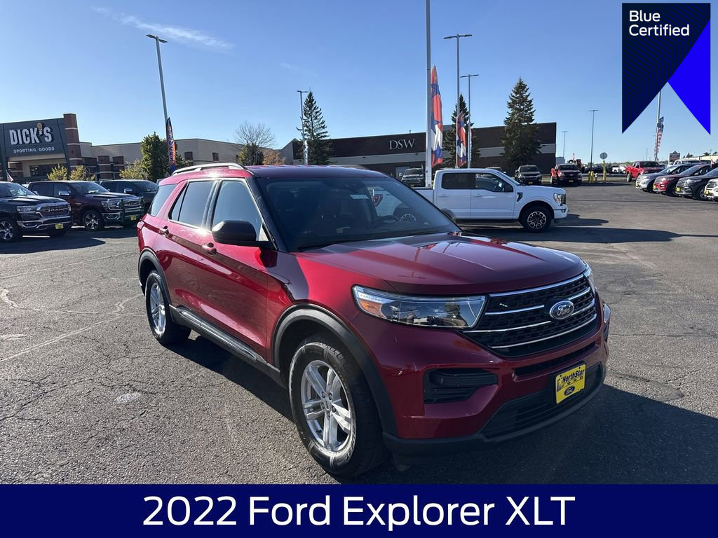 Certified 2022 Ford Explorer XLT w/ Class IV Trailer Tow Package
