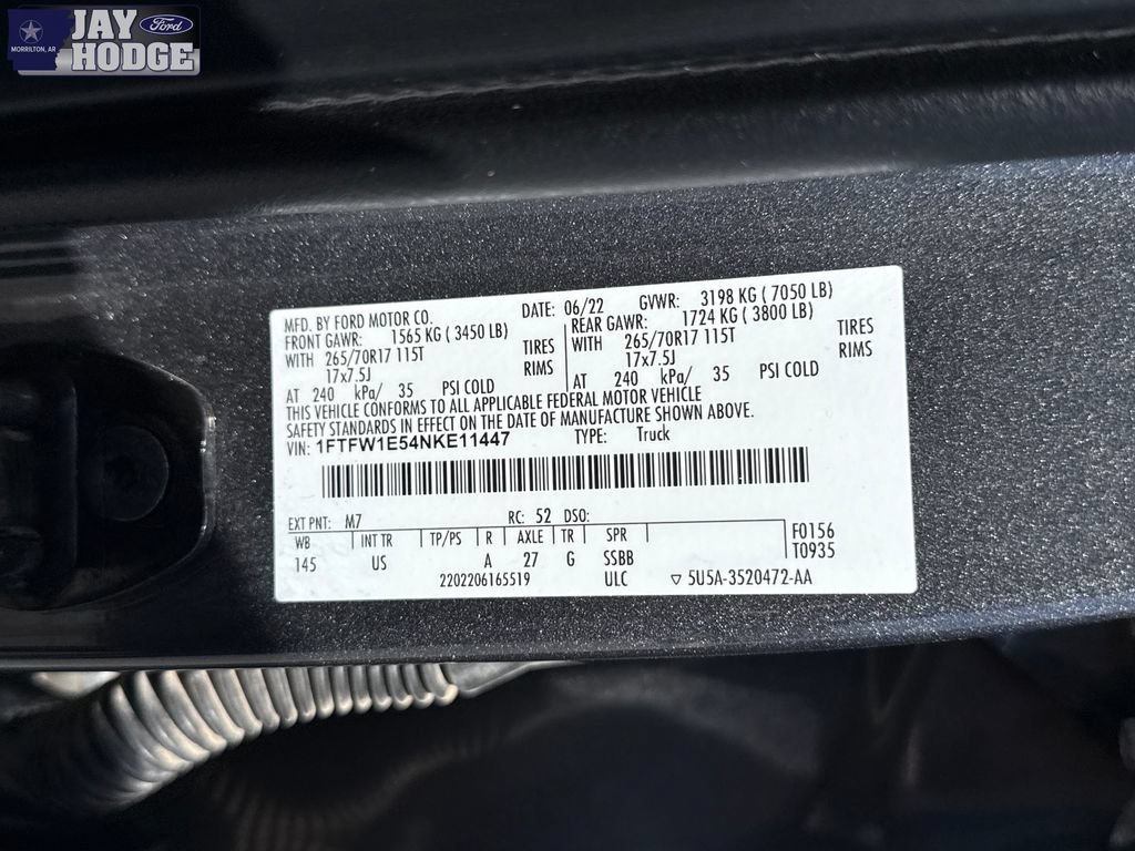 Certified 2022 Ford F150 XLT AWD/4WD image 32