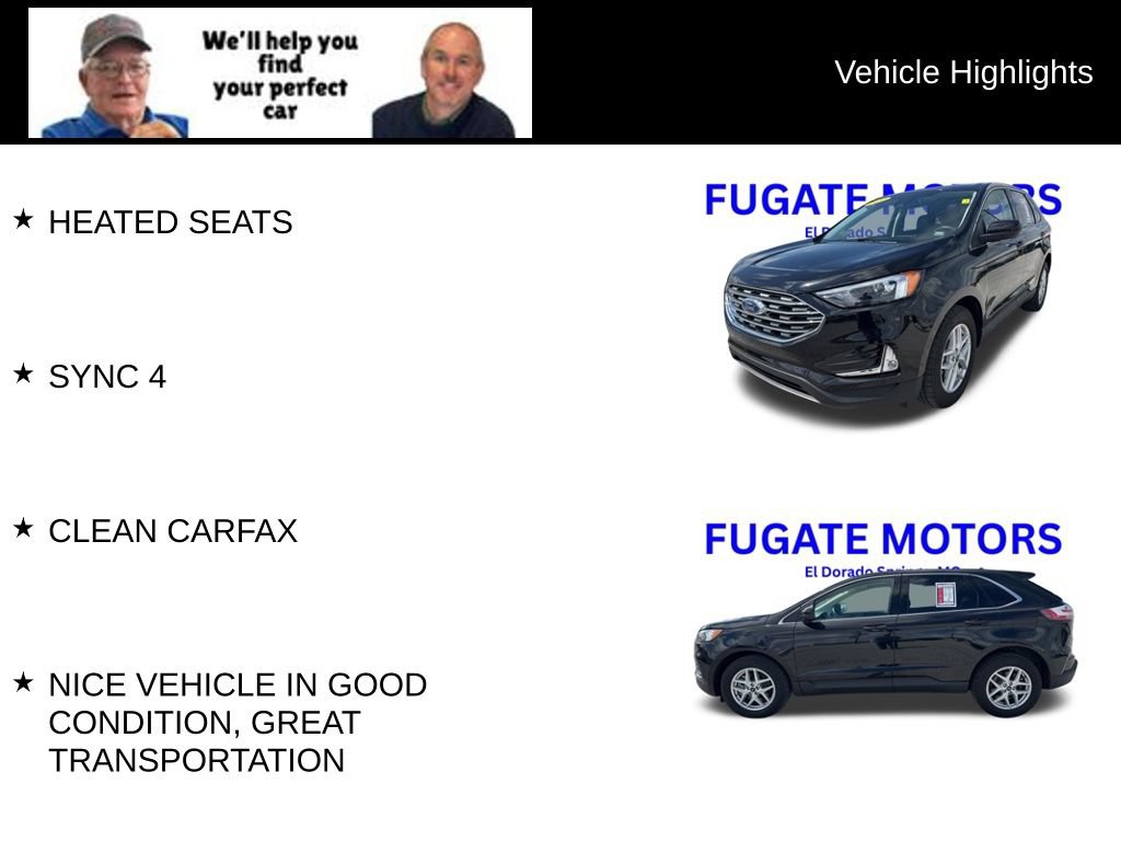 Certified 2022 Ford Edge SEL w/ Convenience Package AWD/4WD image 9