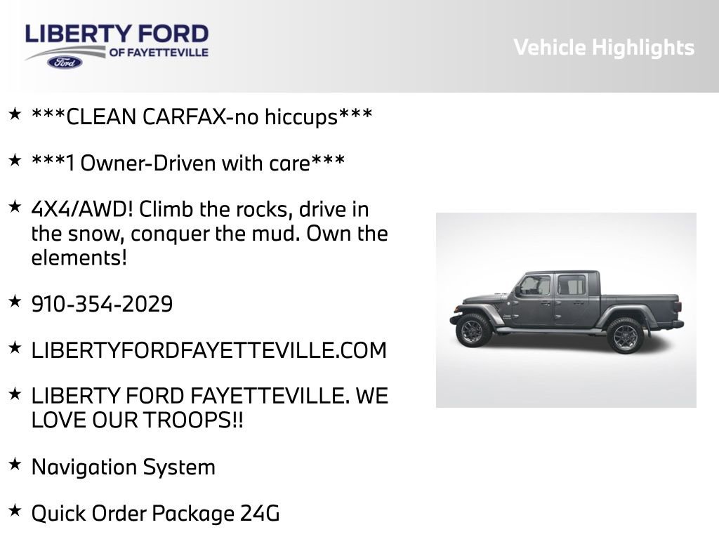 Used 2020 Jeep Gladiator Overland AWD/4WD image 5