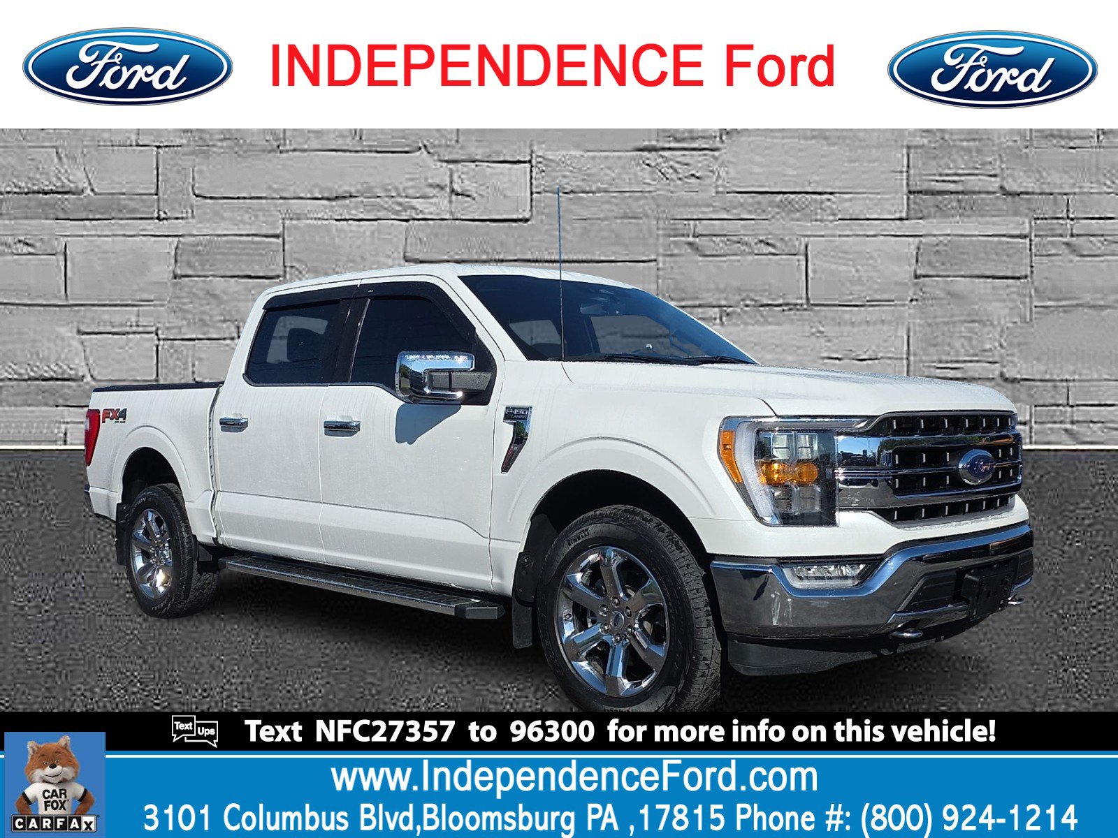 Certified 2022 Ford F150 Lariat w/ Max Trailer Tow Package