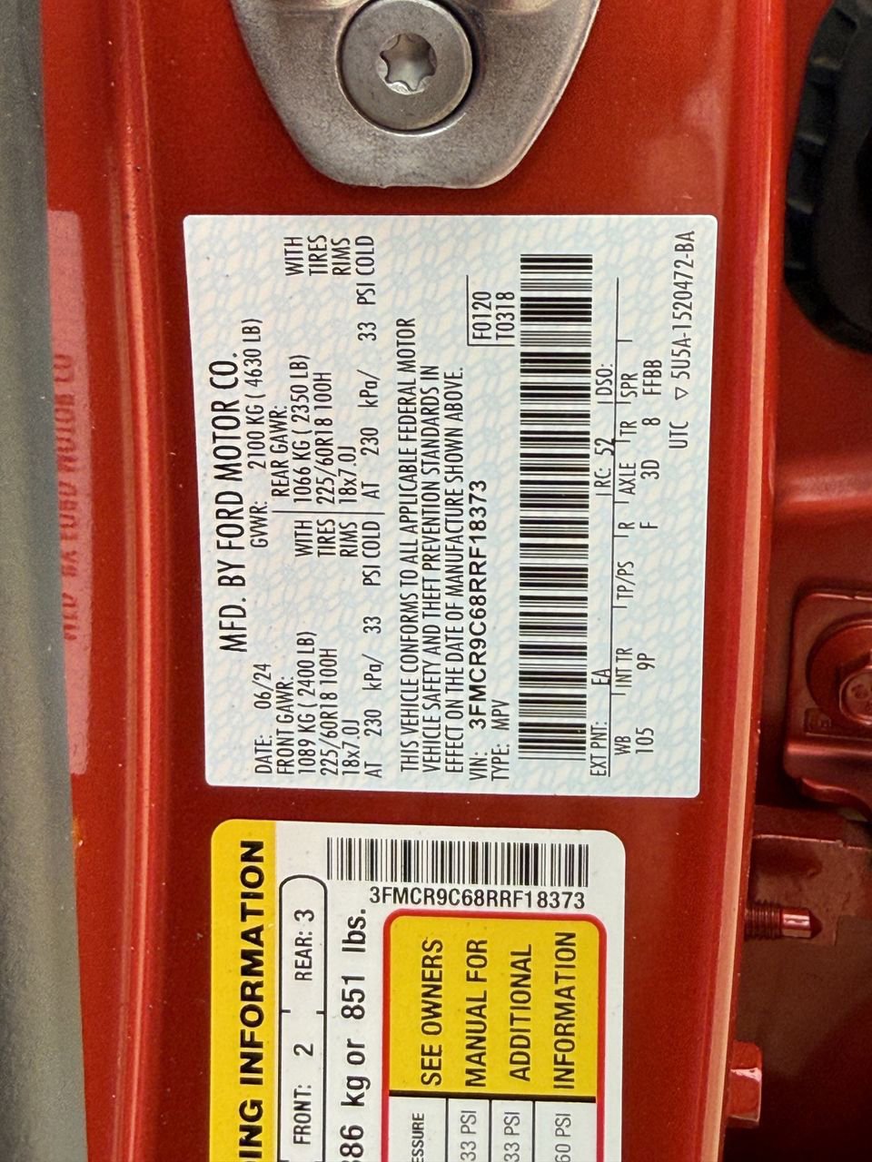 Certified 2024 Ford Bronco Sport Outer Banks w/ Tech Package image 29