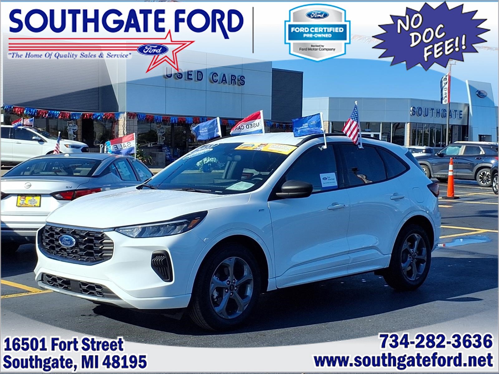 Certified 2023 Ford Escape ST-Line w/ Tech Pack #1 FWD image 1