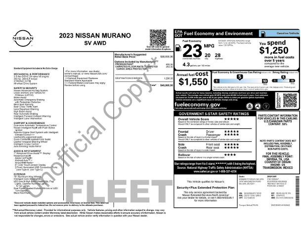Used 2023 Nissan Murano SV image 18
