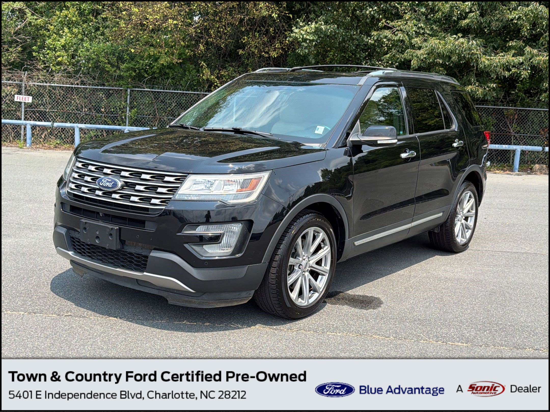 Certified 2017 Ford Explorer Limited w/ Class II Trailer Tow Package
