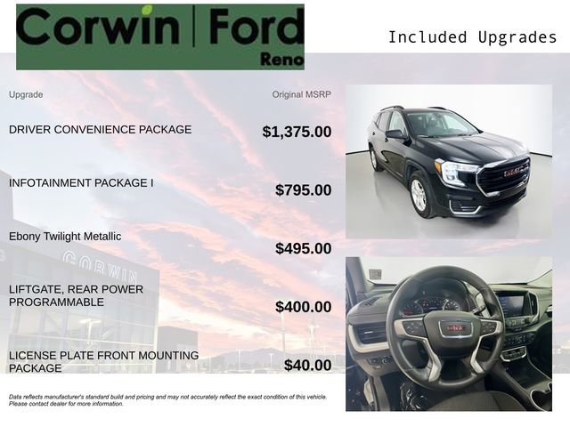 Used 2022 GMC Terrain SLE w/ Driver Convenience Package AWD/4WD image 3